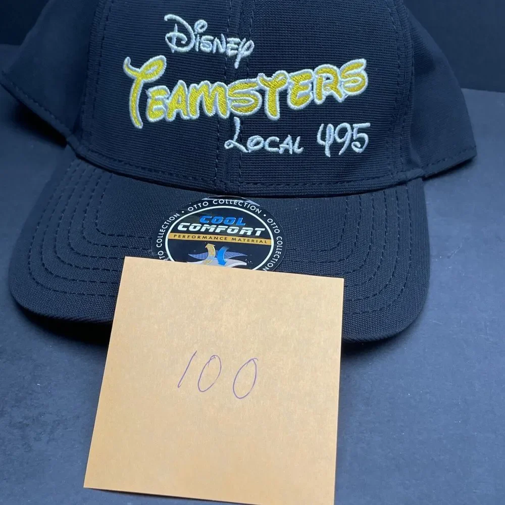 Disney cast employee Teamsters local 495 adjustable‎ hat OTTO black Bob Lennox